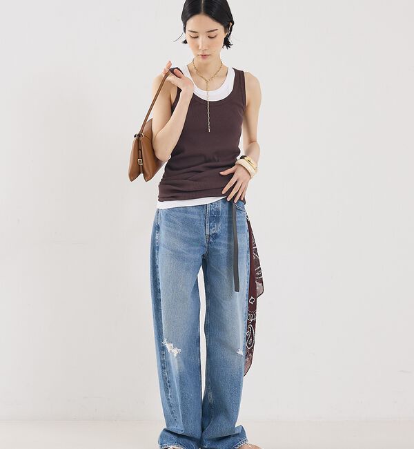 The Store by C' 「【COCUCA】チュニックリブタンク」|キャミソール|