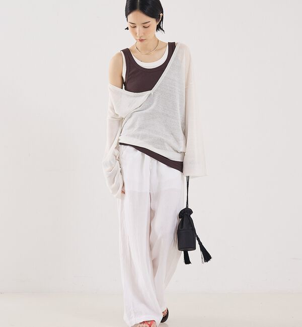 The Store by C' 「【COCUCA】チュニックリブタンク」|キャミソール|