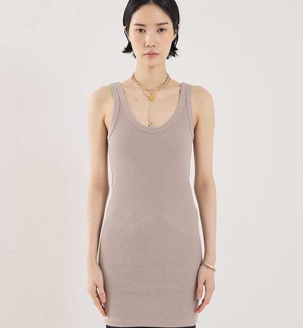 The Store by C' 「【COCUCA】チュニックリブタンク」|キャミソール|