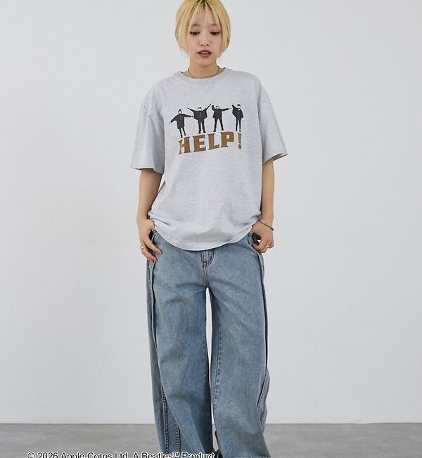 NOMINE「【GOOD ROCK SPEED】THE BEATLES "HELP!" フロン」|Tシャツ・カットソー|