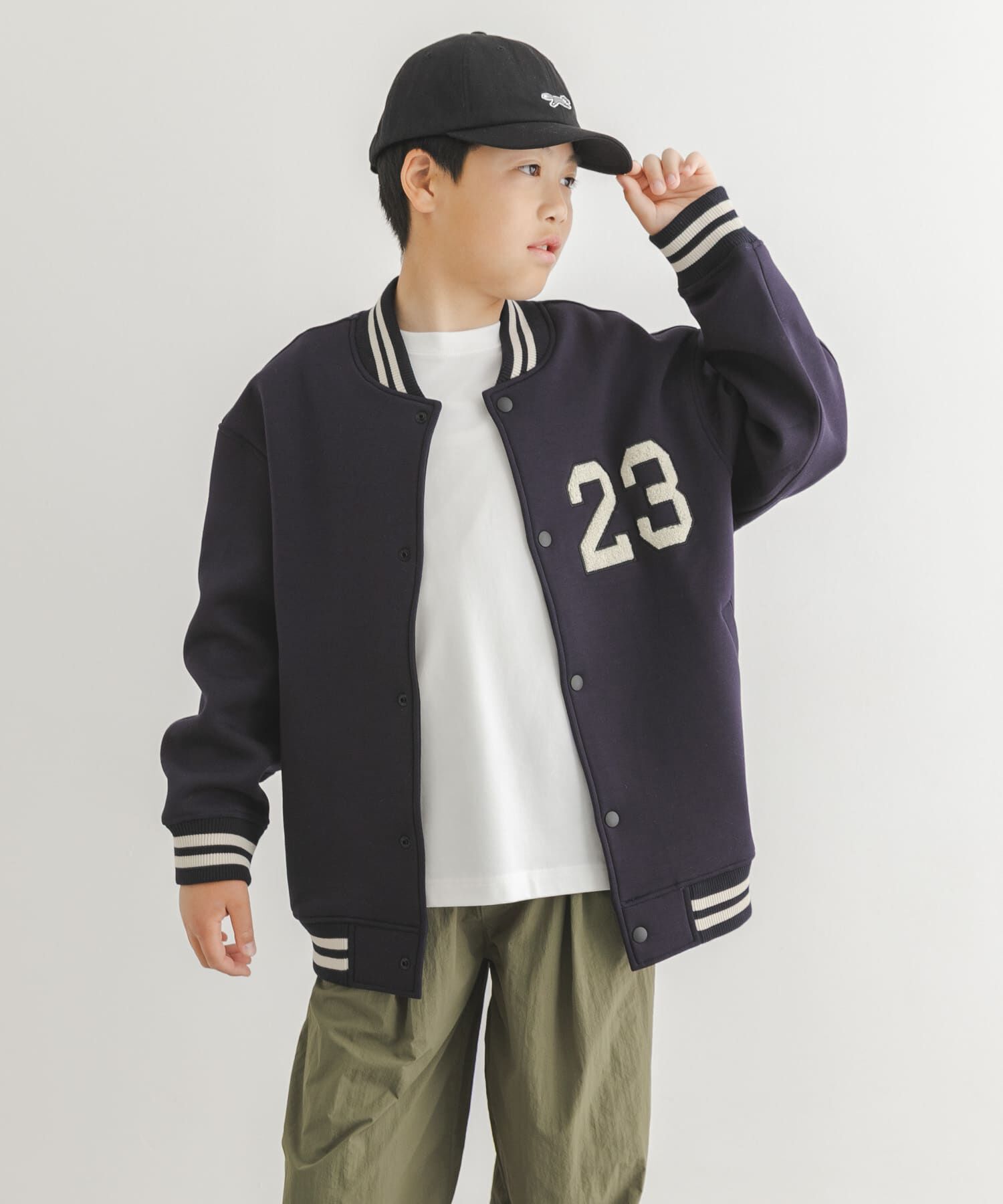 URBAN RESEARCH DOORS「『150サイズ』ダンボールニットスタジャン(KIDS)」|その他|