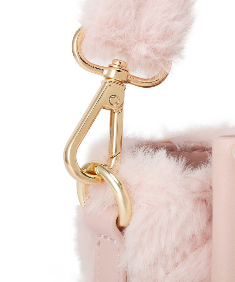 Maison de FLEUR「フェイクファーパールリボントートバッグ」|ハンドバッグ|