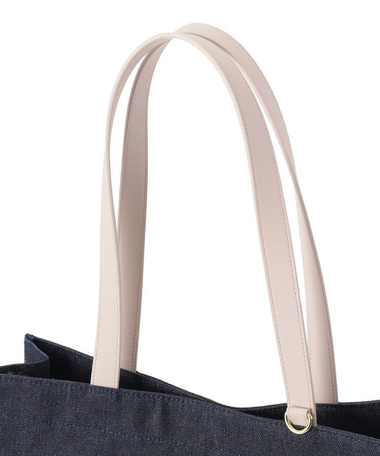 Maison de FLEUR「デニムブランドロゴスクエアトートバッグ」|トートバッグ|