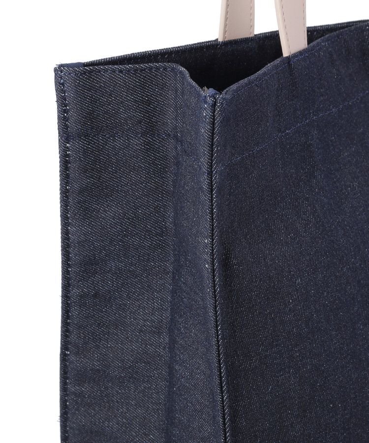 Maison de FLEUR「デニムブランドロゴスクエアトートバッグ」|トートバッグ|