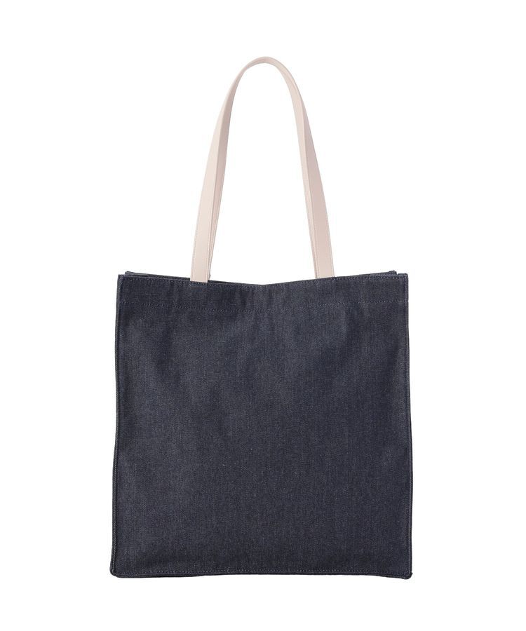 Maison de FLEUR「デニムブランドロゴスクエアトートバッグ」|トートバッグ|