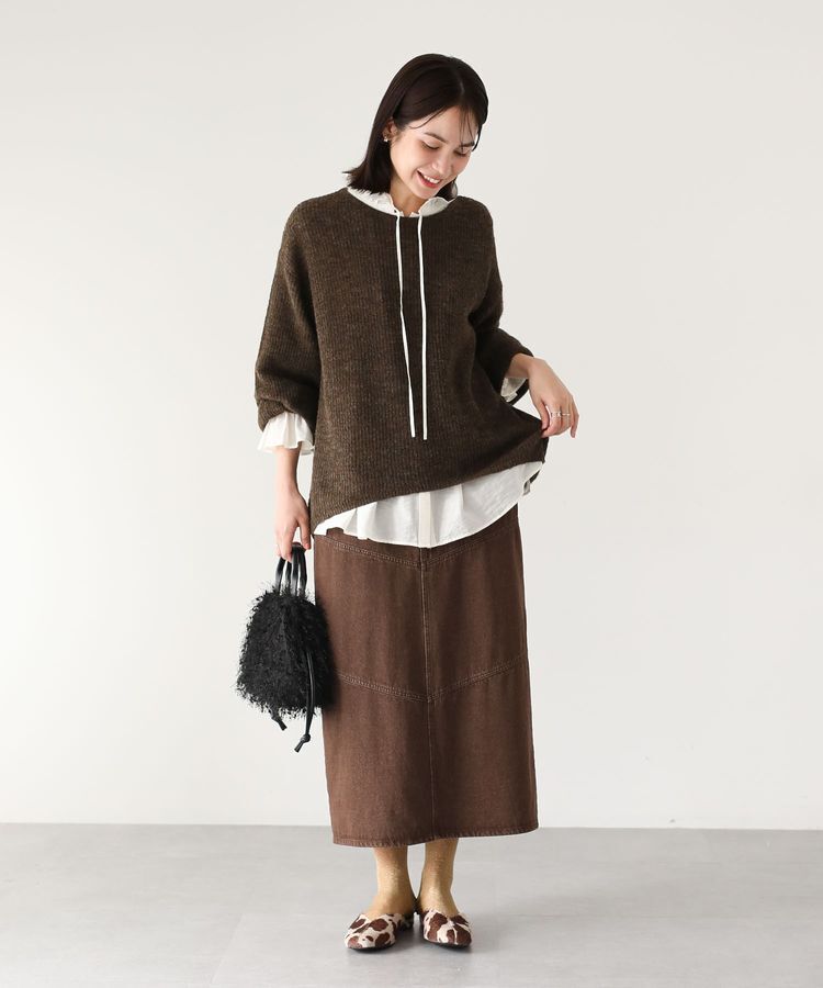 Green Parks「シアーゆったりニットプルオーバー」|ニット・セーター|