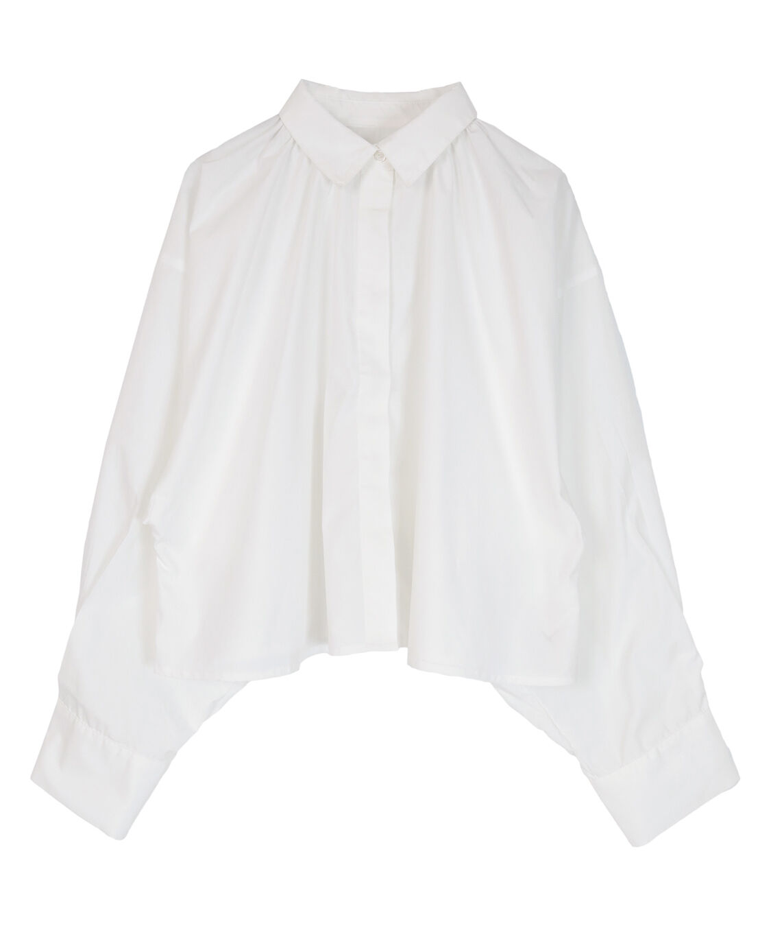 ur's「クロップドギャザーフォルムシャツ」|シャツ・ブラウス|