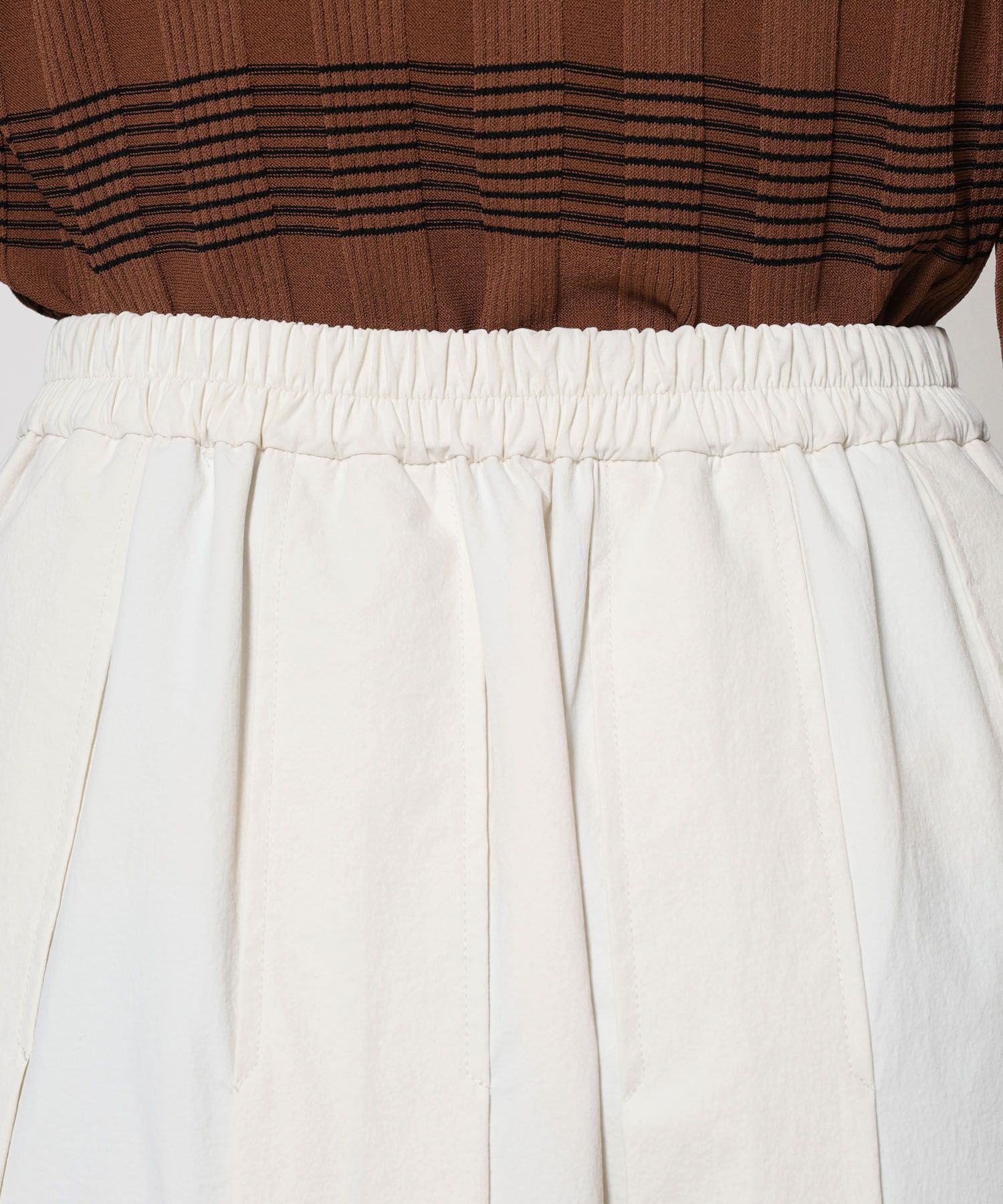 BABYLONE「【多機能素材】ナイロンタフタスカート」|スカート|