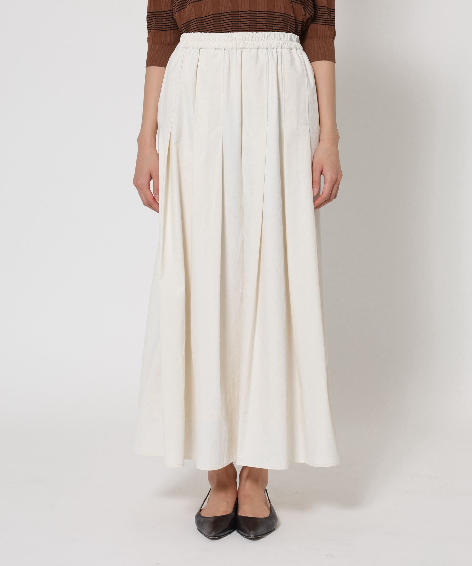 BABYLONE「【多機能素材】ナイロンタフタスカート」|スカート|