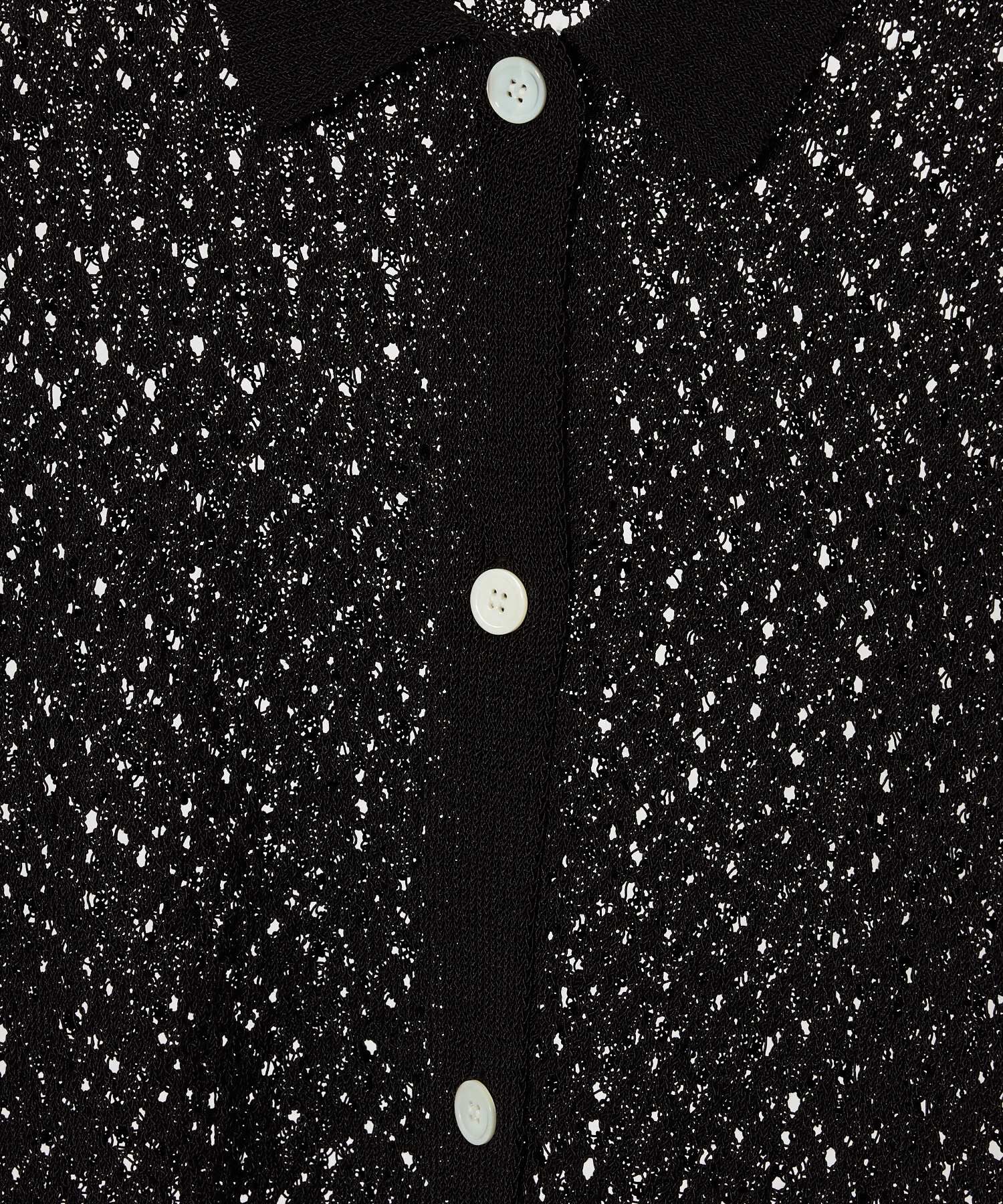 BABYLONE「レースニットポロ」|ポロシャツ|