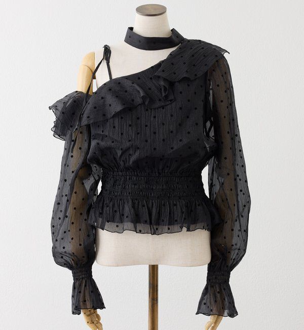  「2WAYワンショルフリルブラウス」|シャツ・ブラウス|