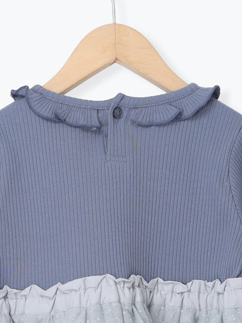 Samansa Mos2 Lagom「チュールドッキングワンピース」|ワンピース|