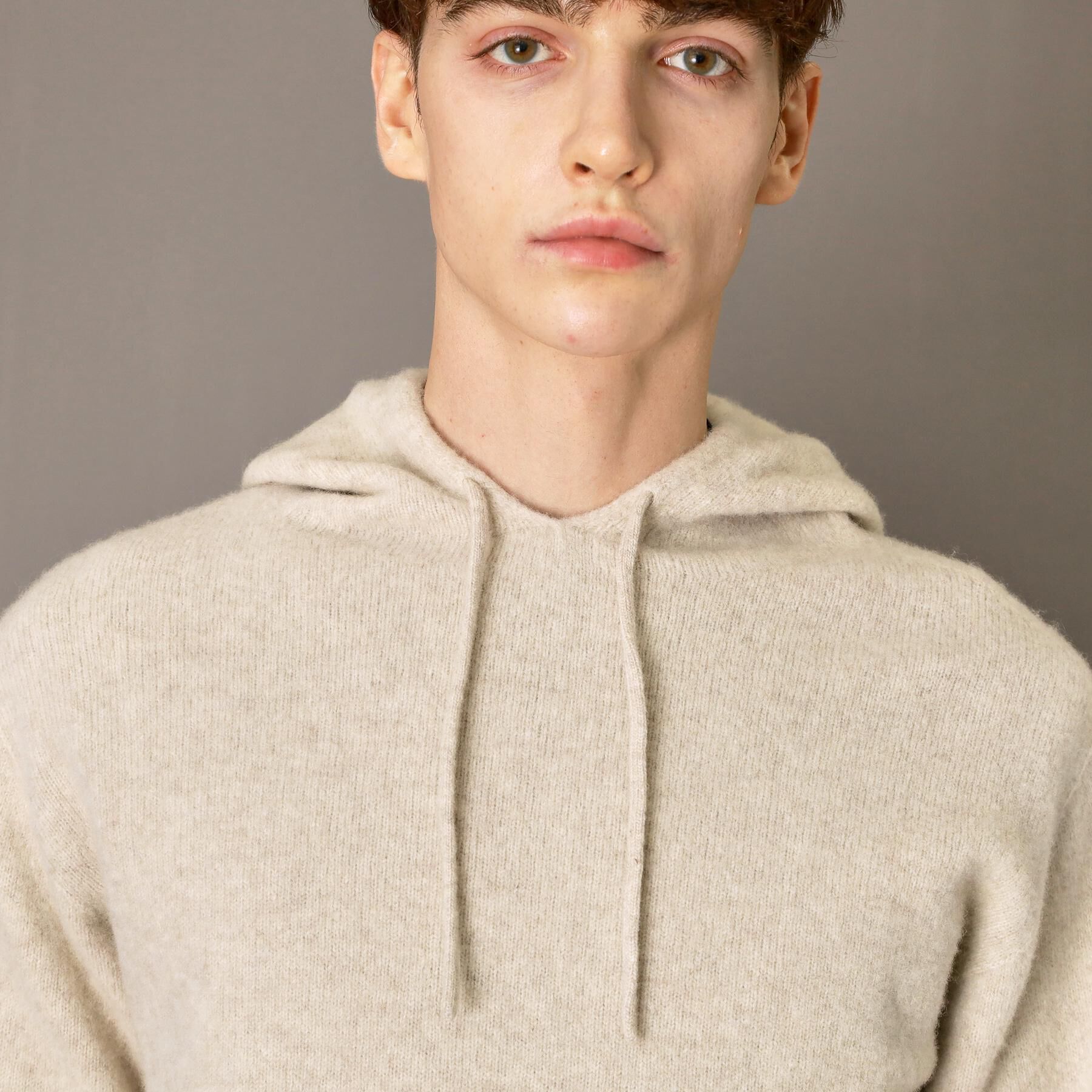 DRESSTERIOR「カシミヤブレンドフードニット」|ニット・セーター|