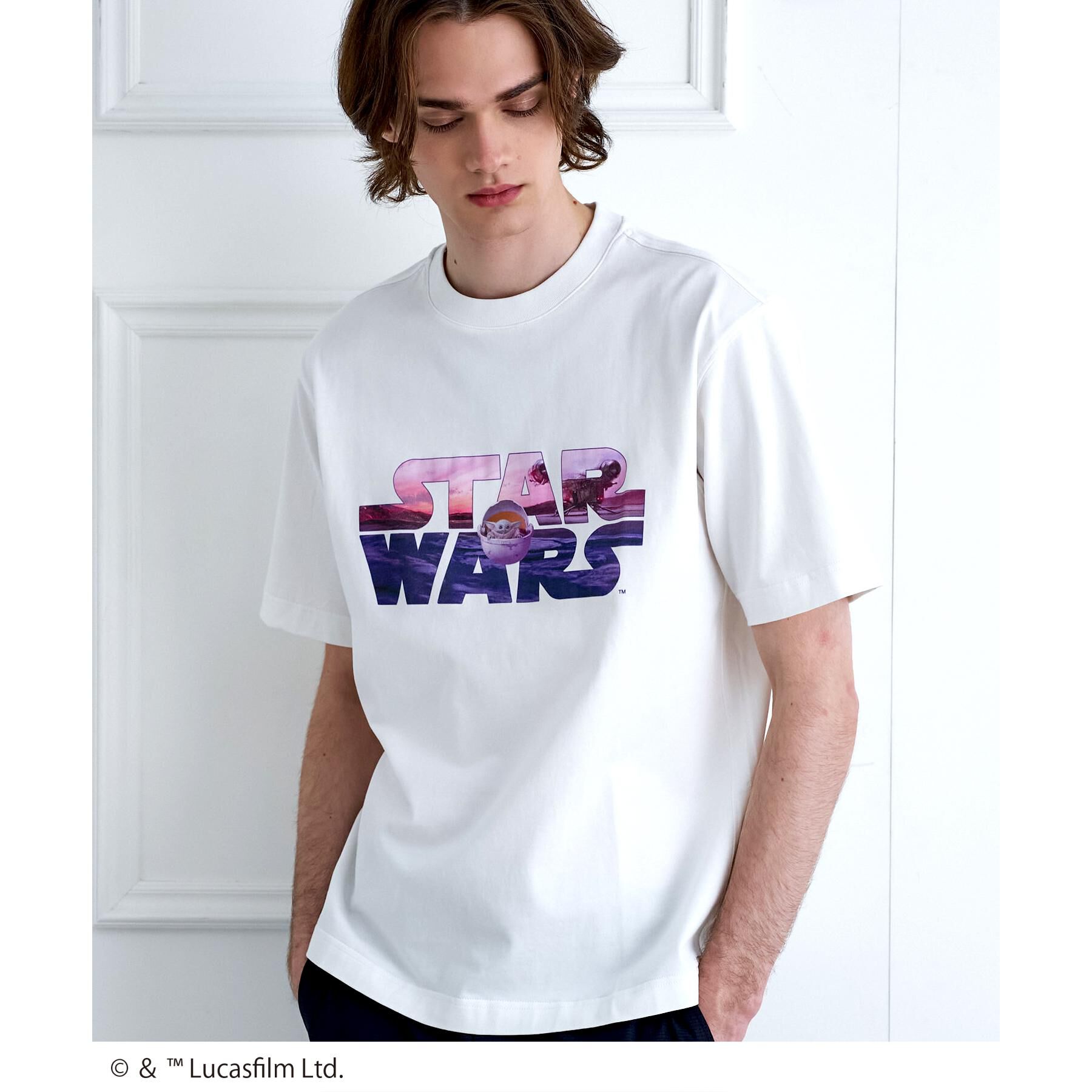 DRESSTERIOR「【接触冷感/ドライタッチ素材】STAR WARS ロゴTシャツ」|Tシャツ・カットソー|