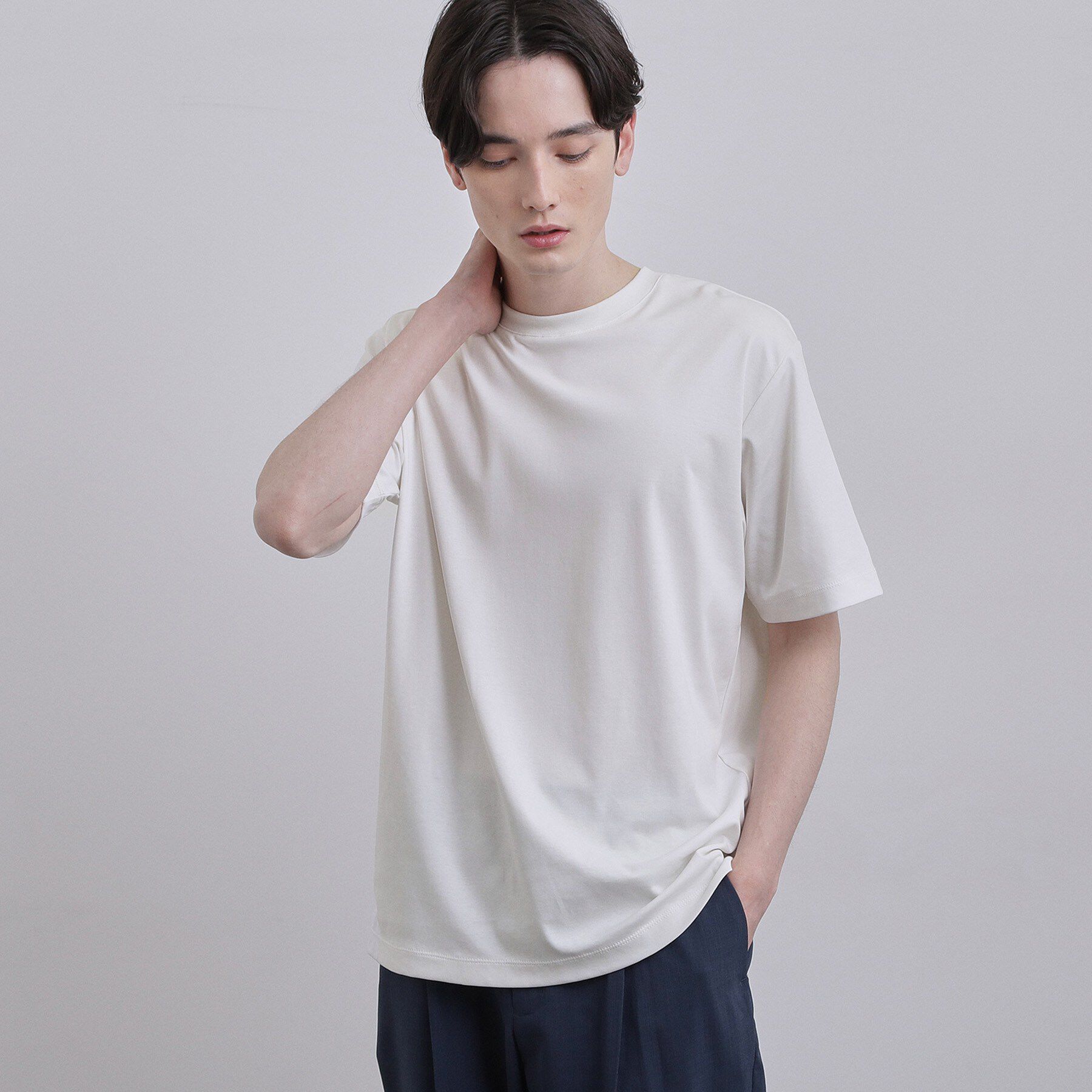 tk.TAKEO KIKUCHI「スムースシルケットS／S カットソー」|Tシャツ・カットソー|