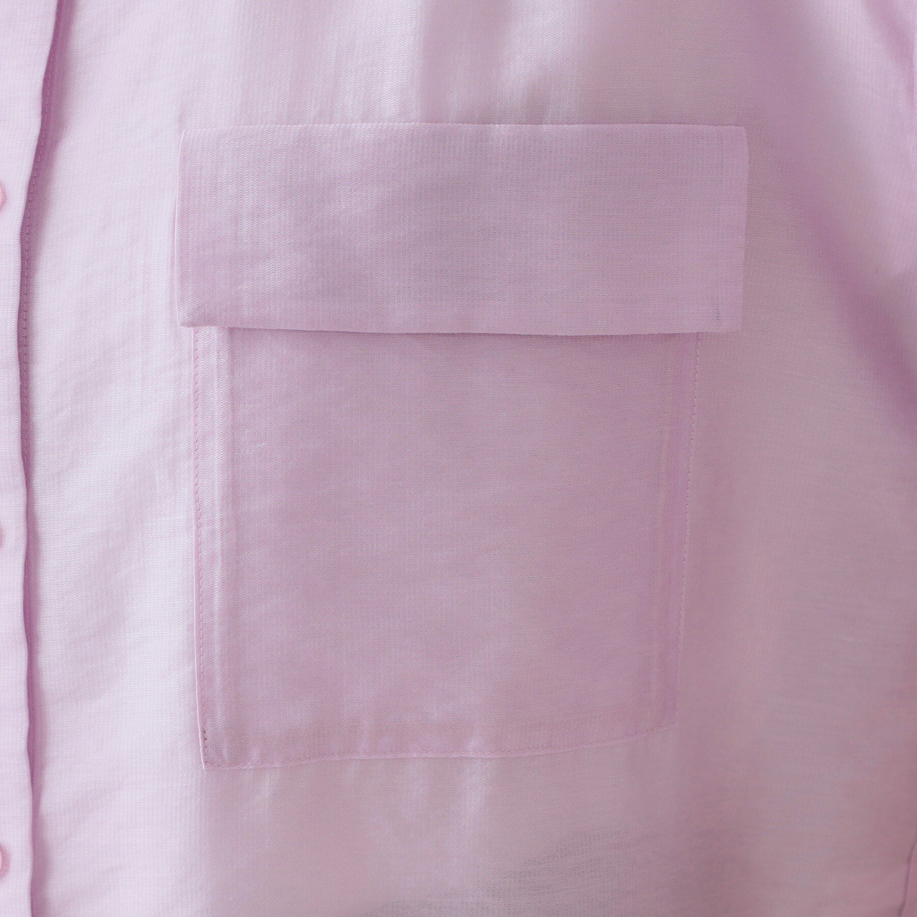 OPAQUE.CLIP「シアーダブルポケットシャツ【洗濯機洗い可】」|シャツ・ブラウス|