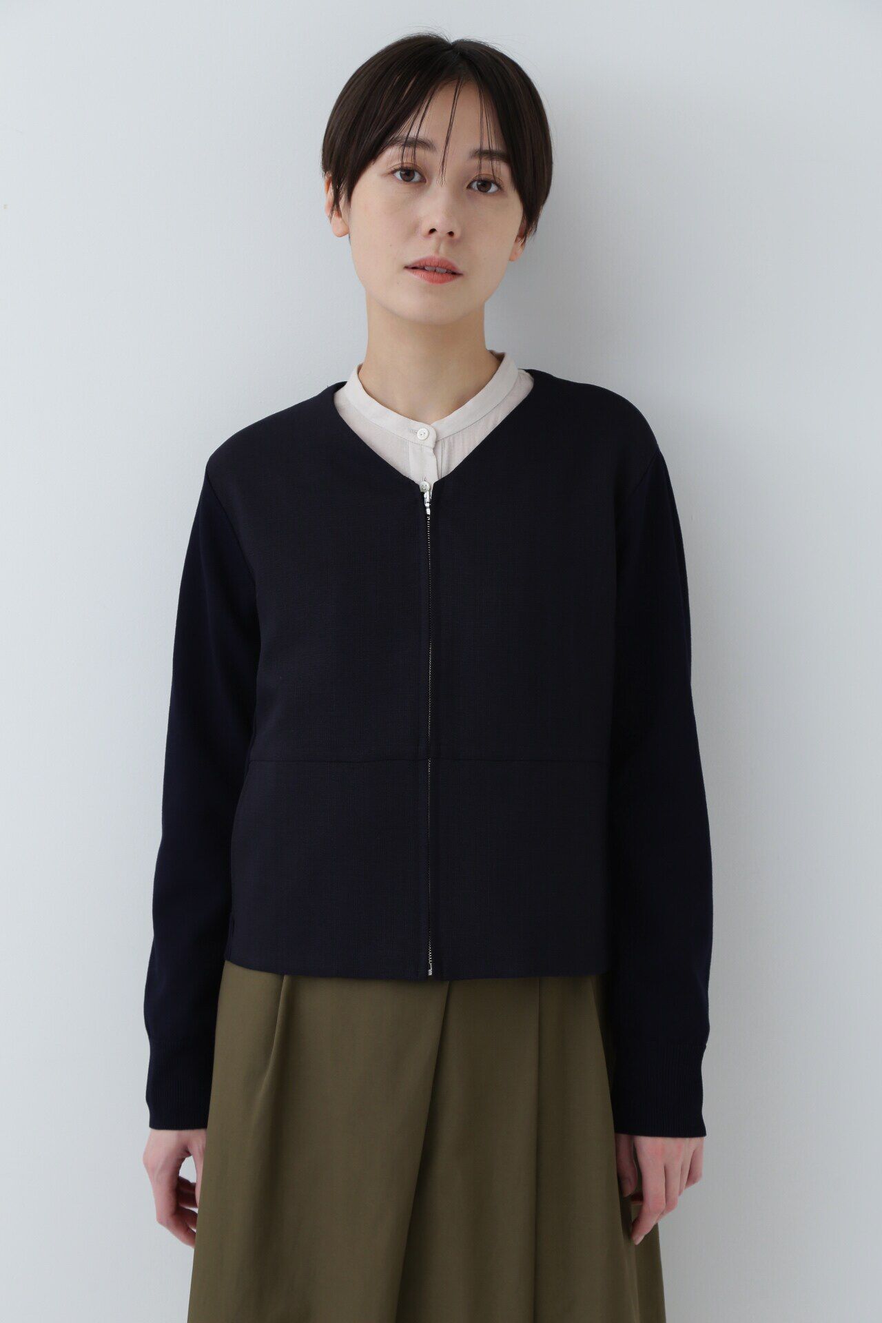  「◆コンビブルゾン」|ニット・セーター|