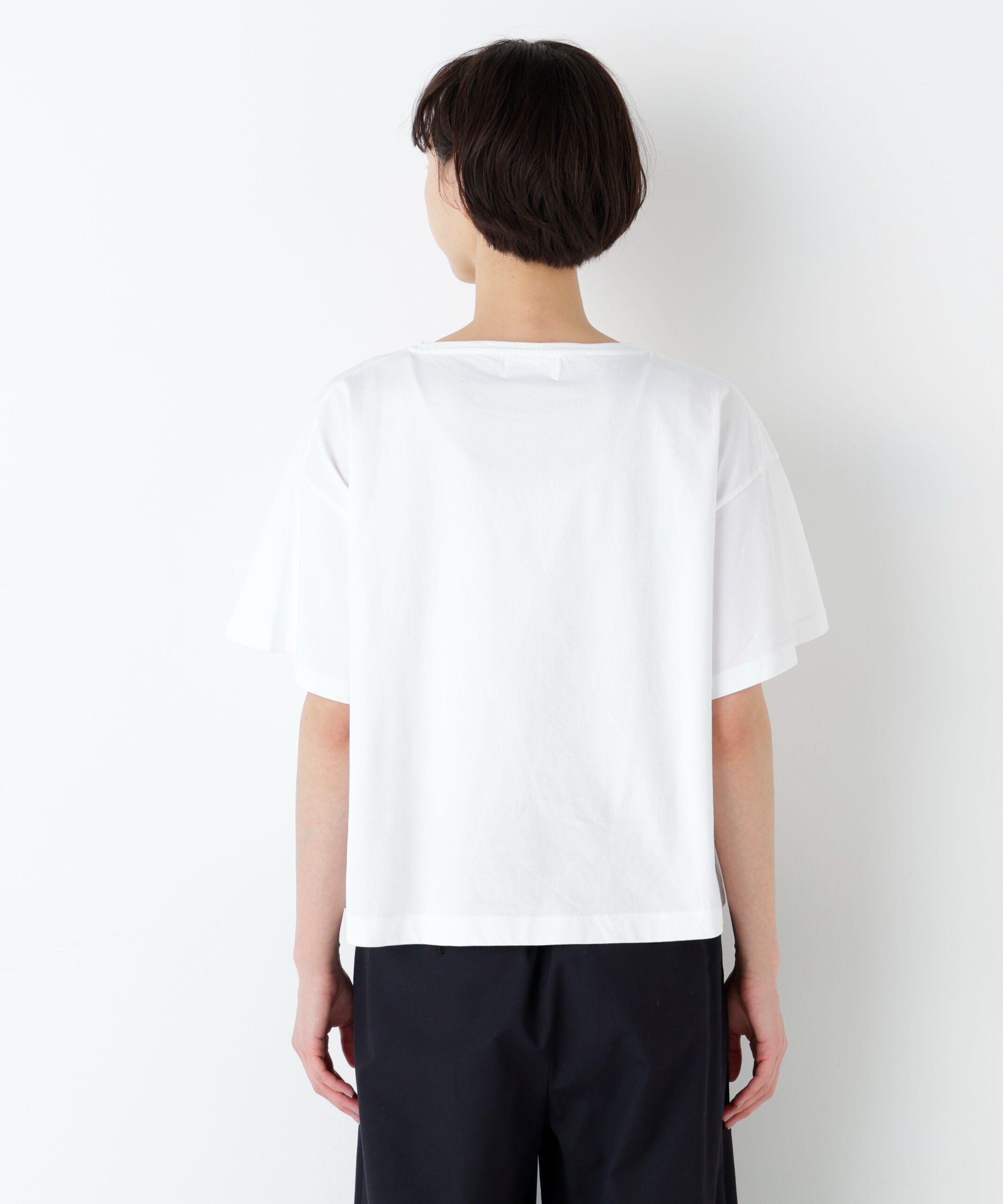  「刺繍ロゴ入り天竺Ｔシャツ」|Tシャツ・カットソー|