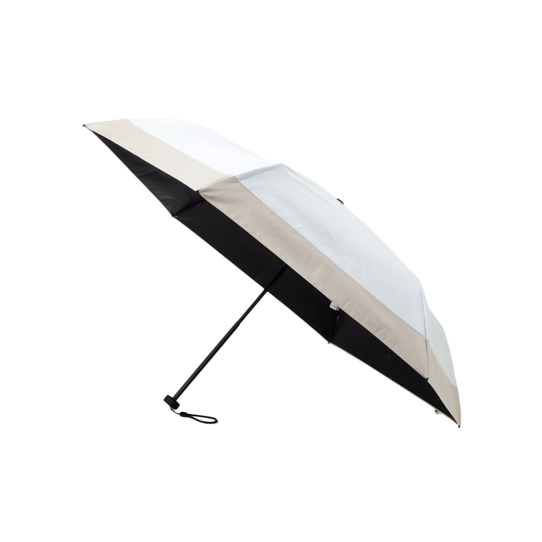 SHOO･LA･RUE「【晴雨兼用】形状記憶生地折りたたみ傘【CURUtto】」|傘|アイボリー(504)