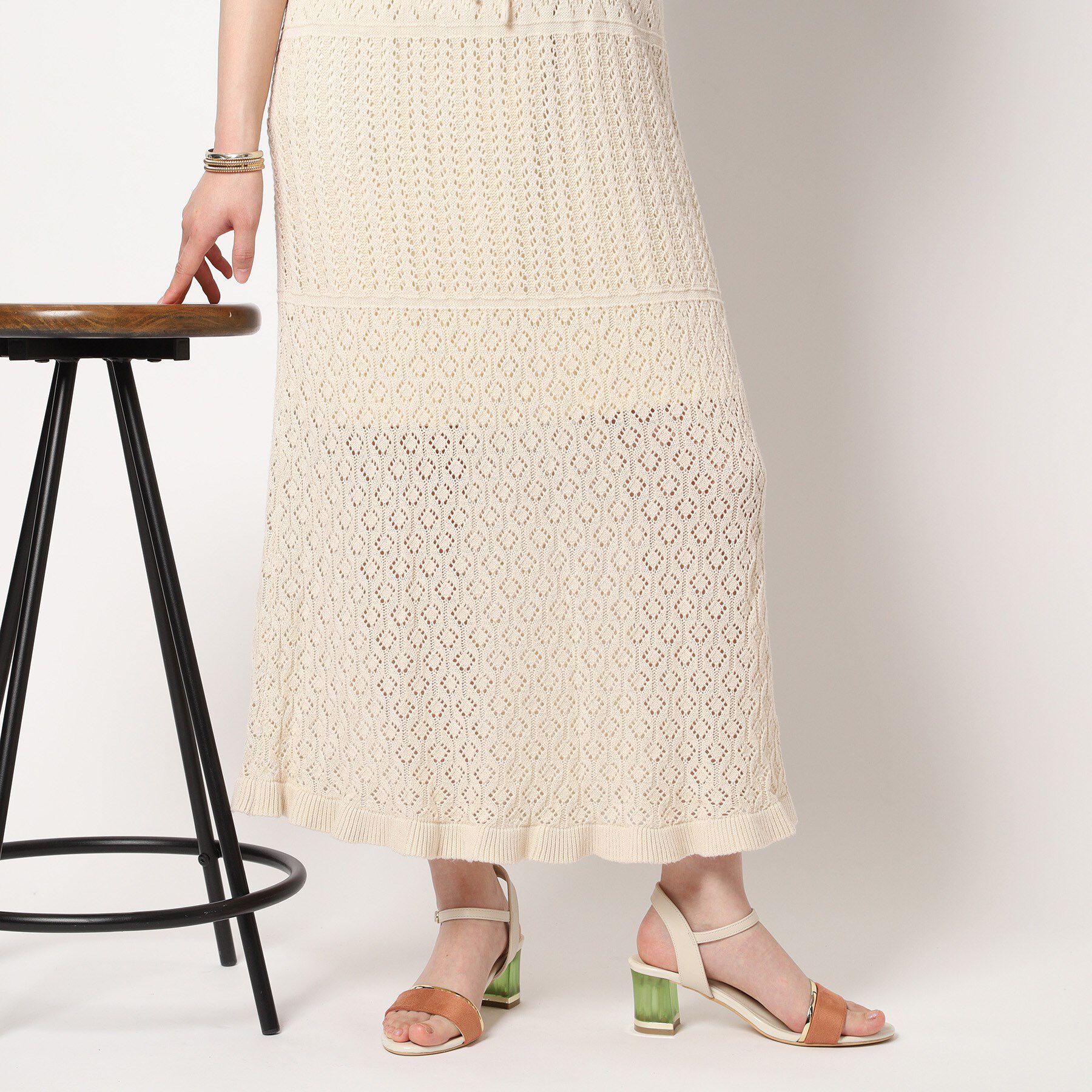 ESPERANZA「カラーヒールサンダル」|サンダル|