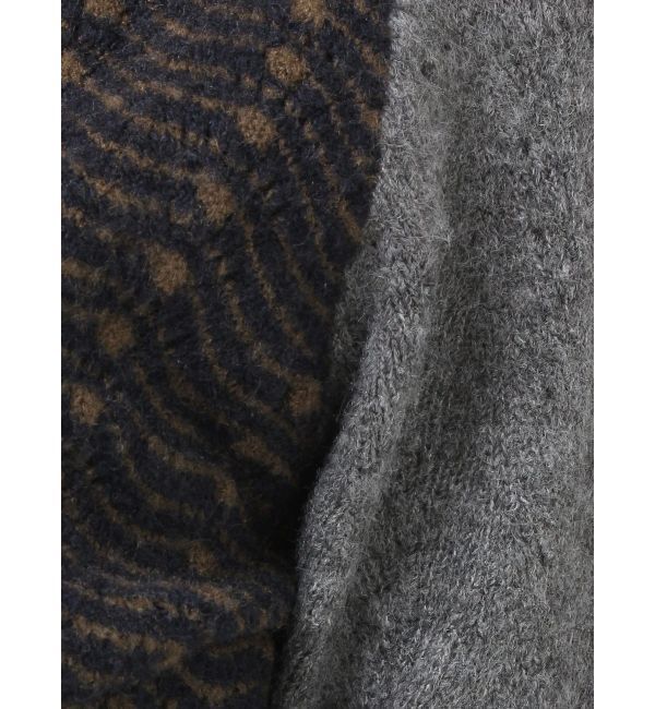 EVRIS「オリジナルパターンショートニットカーディガン」|ニット・セーター|