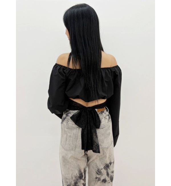 EVRIS「バックリボンブラウス」|シャツ・ブラウス|ブラック