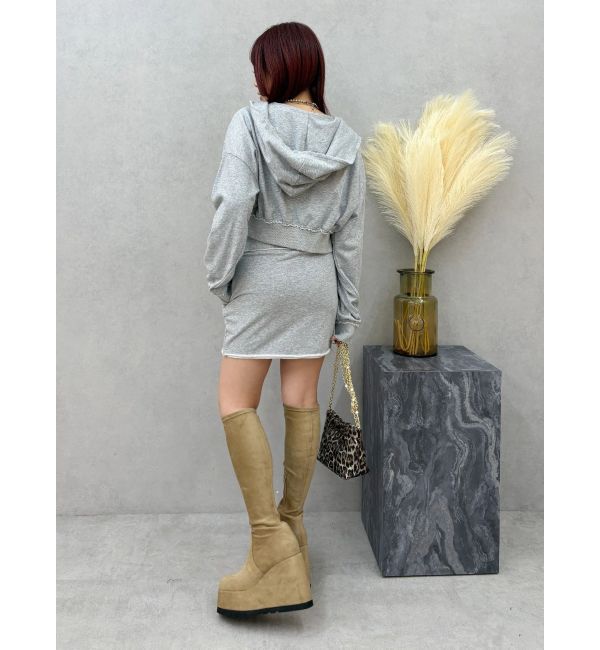 EVRIS「ブリーチスウェットミニスカート【セットアップ着用可能】」|スカート|