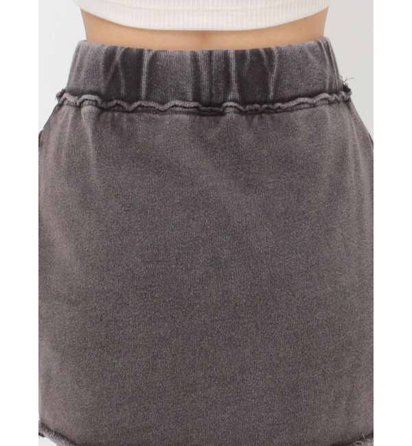 EVRIS「ブリーチスウェットミニスカート【セットアップ着用可能】」|スカート|