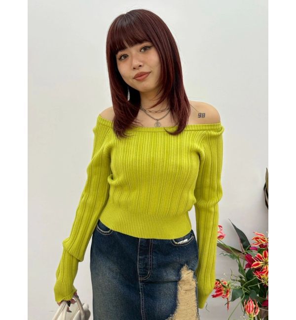 EVRIS「2WAYバックリボンニットトップス」|ニット・セーター|