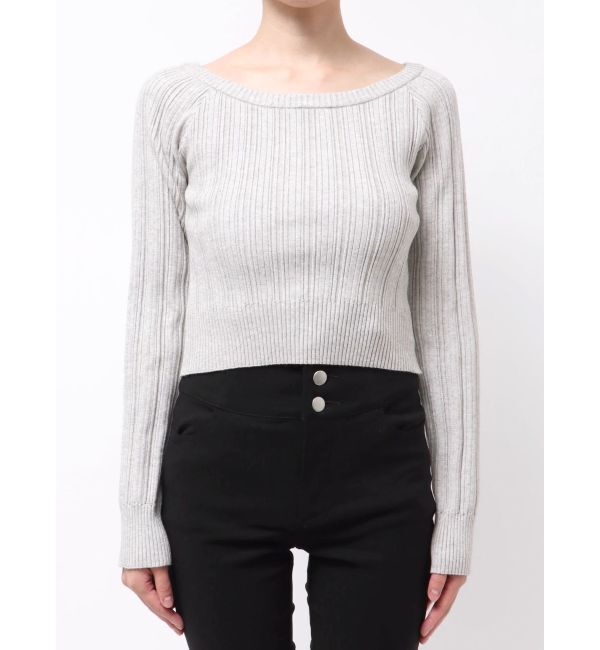EVRIS「2WAYバックリボンニットトップス」|ニット・セーター|