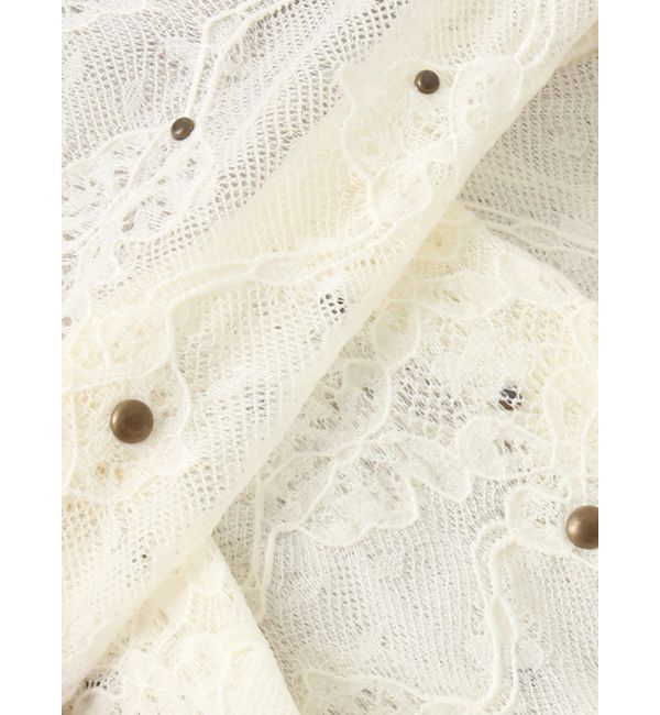 EVRIS「スタッズレースリボンシャツ」|シャツ・ブラウス|