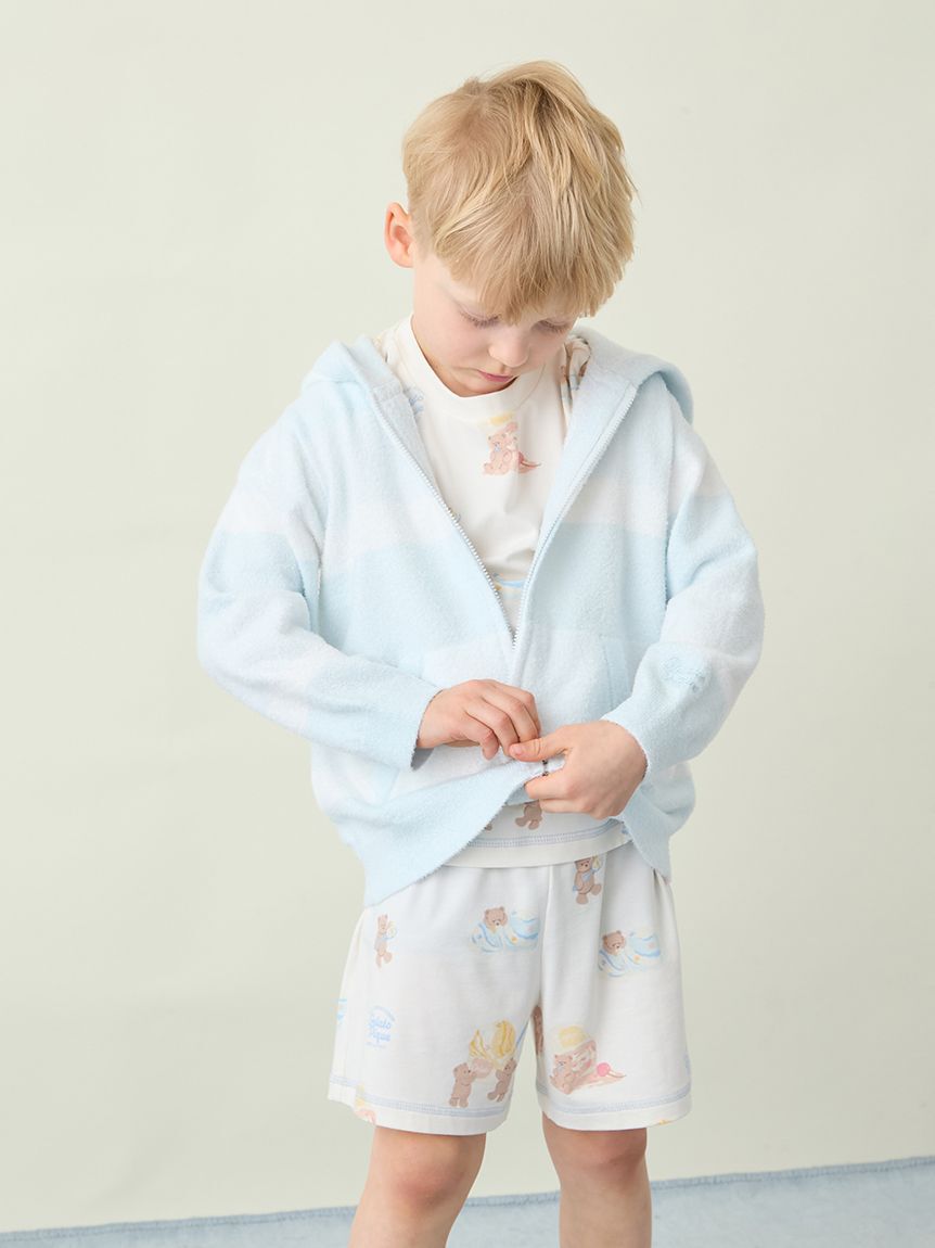 GELATO PIQUE KIDS & BABY「【KIDS】グラデーションボーダーパーカ」|パーカー|