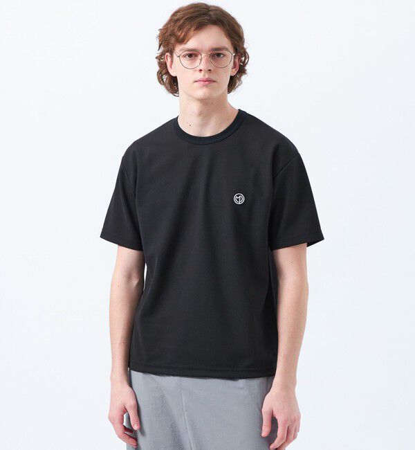 MACKINTOSH PHILOSOPHY「【WEB&一部店舗限定】ハイエアーカノコ MPワッペン半袖Tシャツ」|Tシャツ・カットソー|ブラック