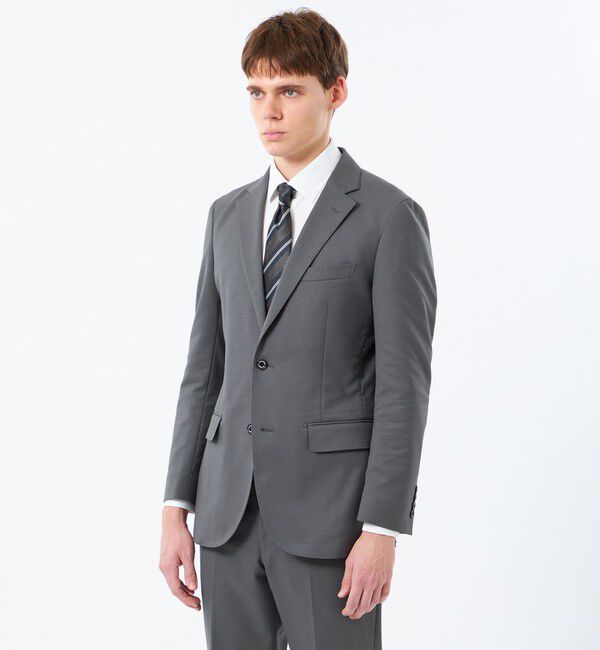 MACKINTOSH PHILOSOPHY「【2026春夏モデル】トロッター ジャケット#000（ナンバーゼロ）バーズアイストレッチ リサイクル」|テーラードジャケット|