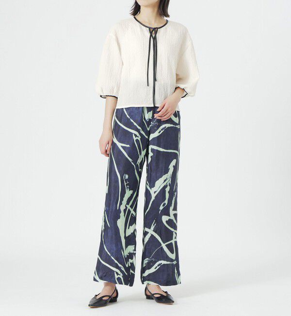  「ポコポコハーフスリーブブラウス」|シャツ・ブラウス|