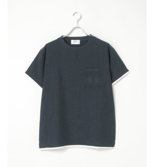 ikka「【セットアップ対応】イージーケアリネンライクシャツＴ」|シャツ・ブラウス|