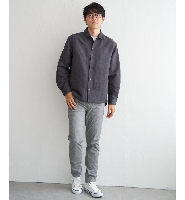 ikka「【親子おそろい】フェイクスエードシャウター」|シャツ・ブラウス|