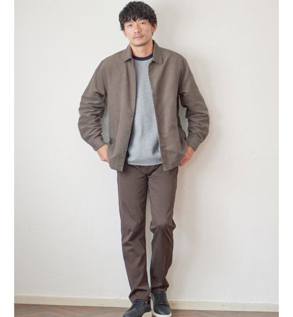 ikka「【親子おそろい】フェイクスエードシャウター」|シャツ・ブラウス|