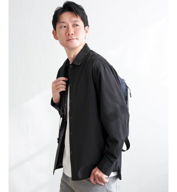 ikka「イージケアサッカースナップシャウター」|ブルゾン・スタジャン|