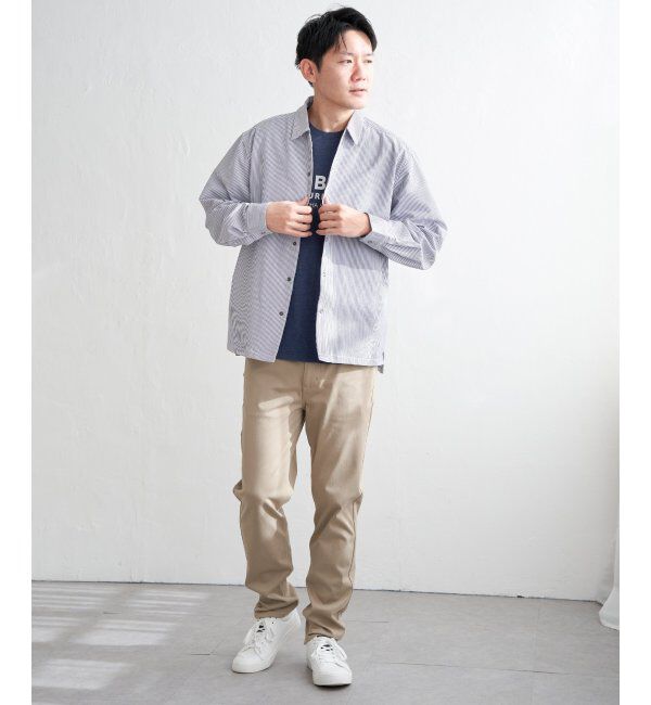 ikka「イージケアサッカースナップシャウター」|ブルゾン・スタジャン|