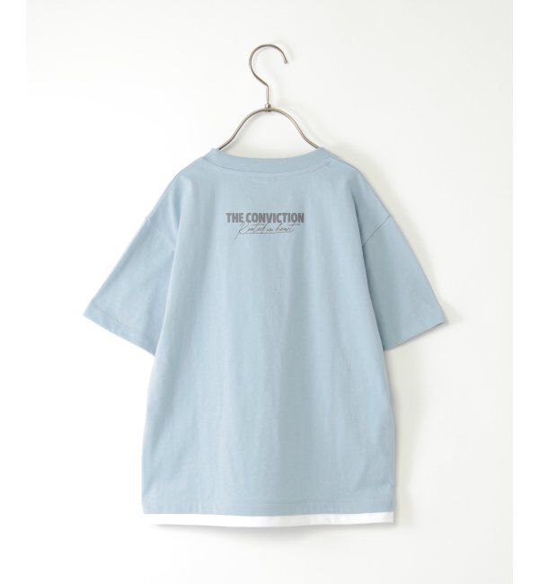 ikka kids「裾レイヤープリントアソートTシャツ（120~160cm）」|Tシャツ・カットソー|