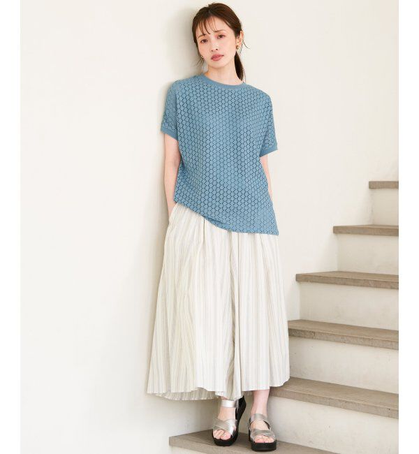 ikka「【親子おそろい】コットンボリュームペチ付きスカーチョ」|その他|