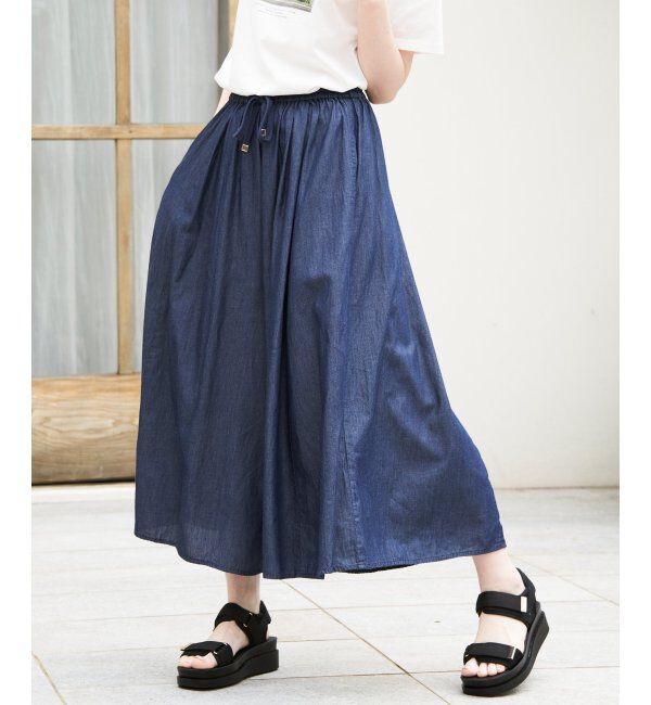 ikka「【親子おそろい】コットンボリュームペチ付きスカーチョ」|その他|