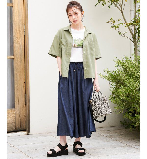 ikka「【親子おそろい】コットンボリュームペチ付きスカーチョ」|その他|