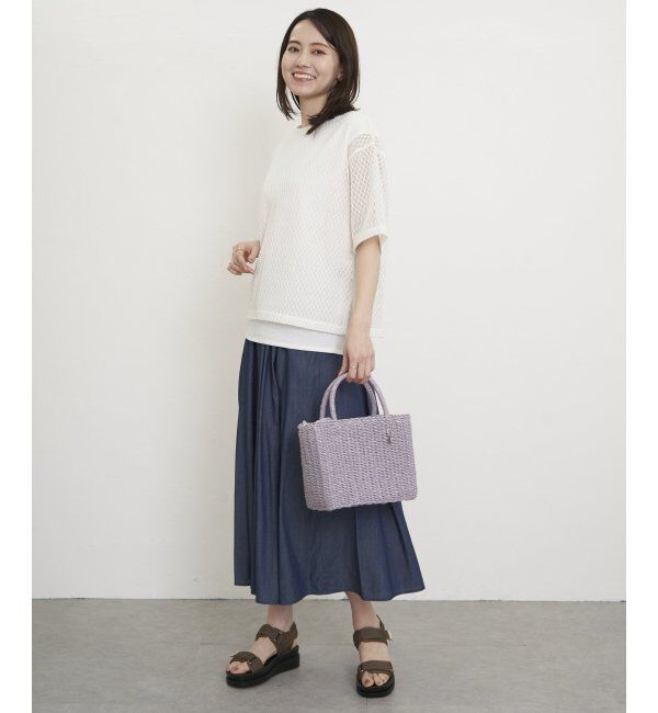 ikka「【親子おそろい】コットンボリュームペチ付きスカーチョ」|その他|