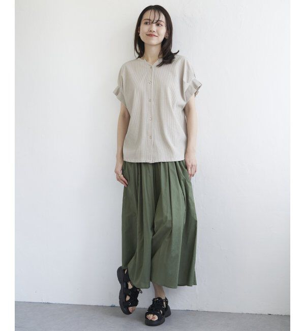 ikka「【親子おそろい】コットンボリュームペチ付きスカーチョ」|その他|