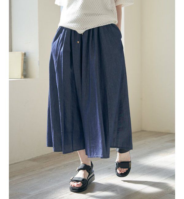 ikka「【親子おそろい】コットンボリュームペチ付きスカーチョ」|その他|