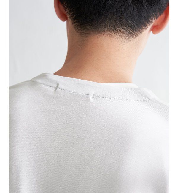 ikka「7分袖バイカラーボタンレスカーディガン」|カーディガン|