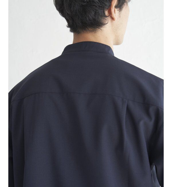 ikka「【セットアップ対応】Reflax(R) リラックスバンドカラーシャツ」|シャツ・ブラウス|