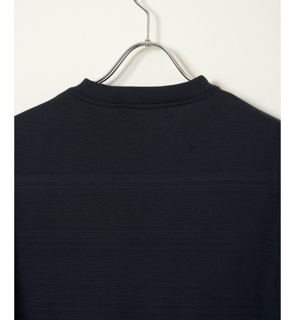 IKKA LOUNGE「冷感リップルボーダーT」|Tシャツ・カットソー|